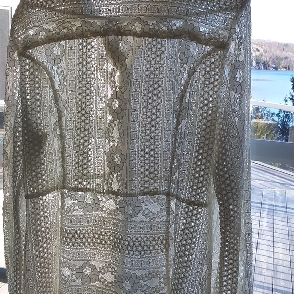 Tommy Hilfiger Ladies Lace Button Up Blouse - Picture 2 of 3